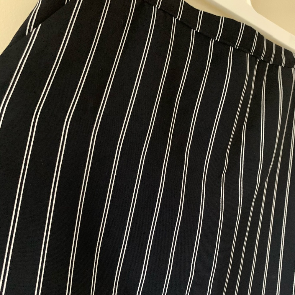 Navy and White Striped Skirt - Picture 5 of 7